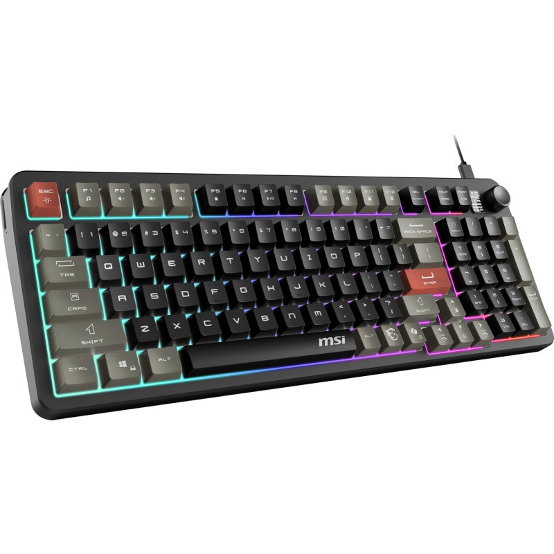 Clavier Membrane MSI FORGE GK110 - Noir