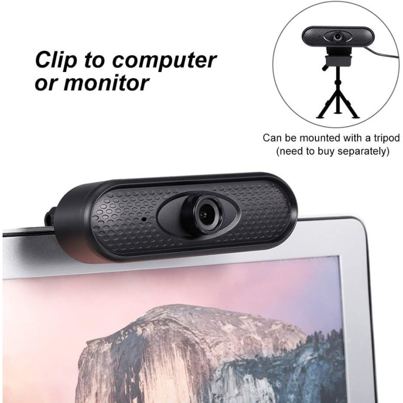Webcam USB avec Microphone HD 1080P 30IPS