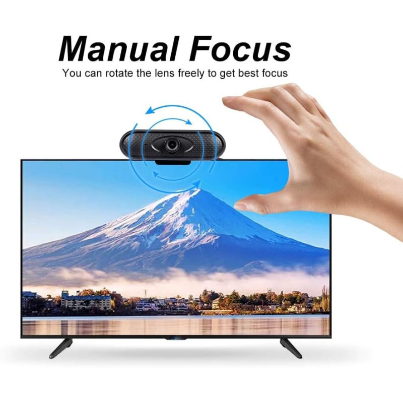 Webcam USB avec Microphone HD 1080P 30IPS