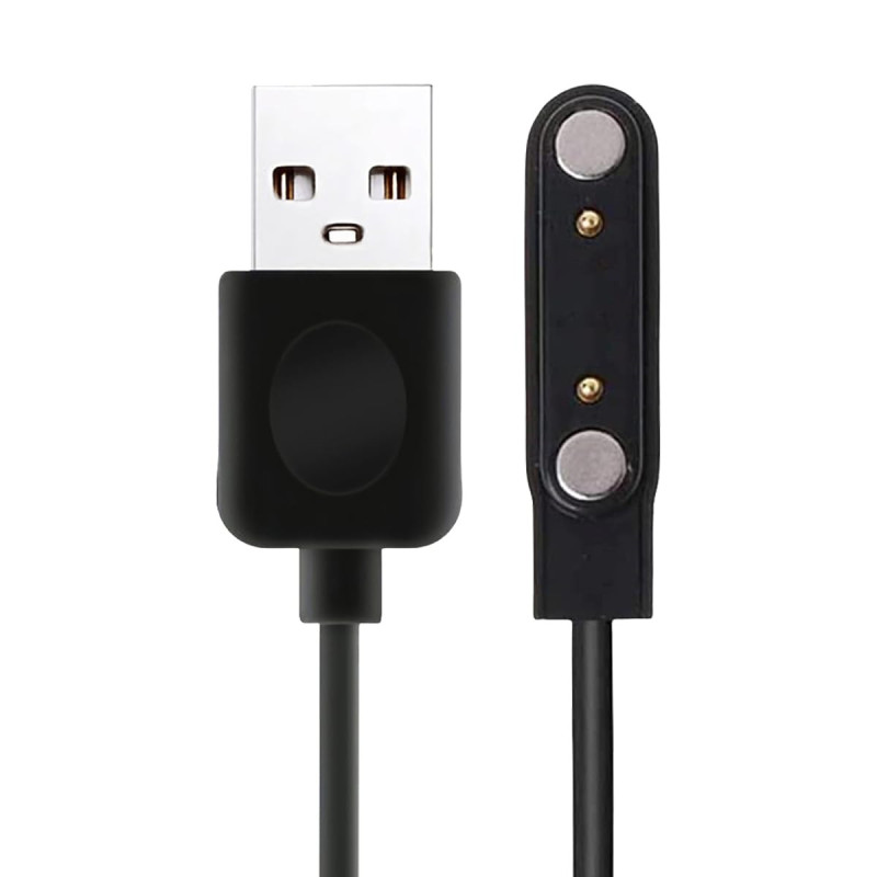 Cable Chargeur Smartwatch Broche 4 mm - Noir