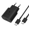 Chargeur Type C 25W - USB-C To C Cable - Noir
