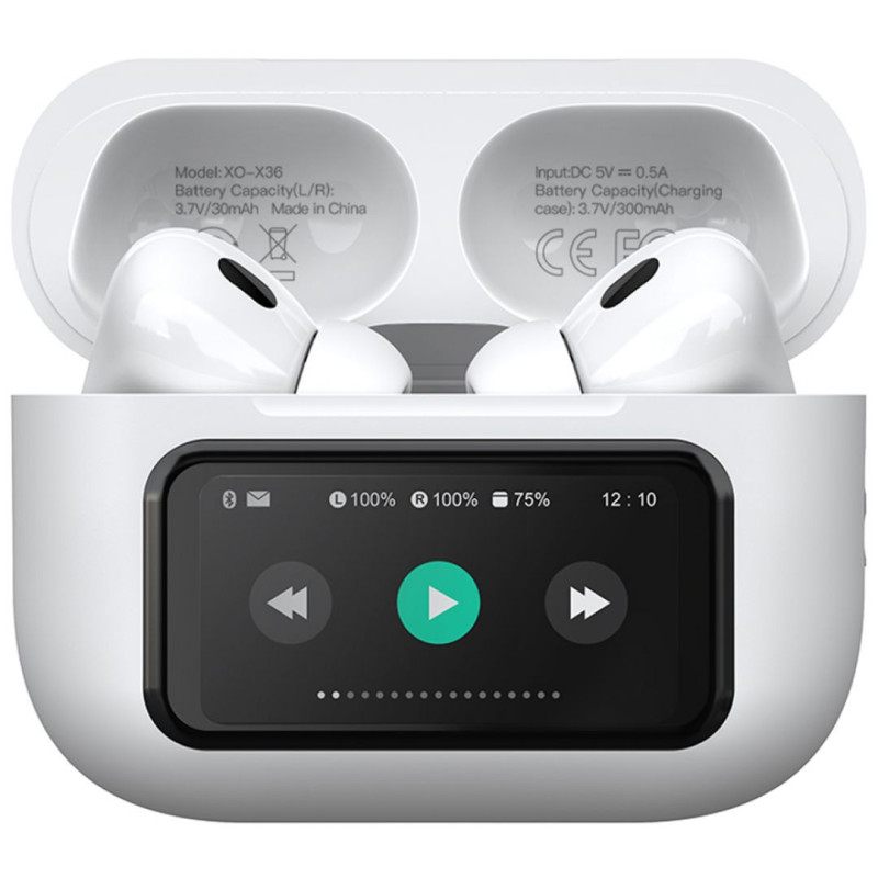 Ecouteur Bluetooth XO X36 ANC - Blanc