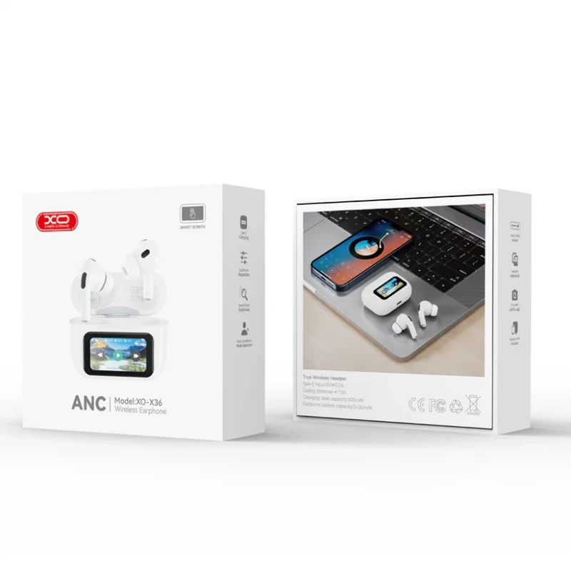 Ecouteur Bluetooth XO X36 ANC - Blanc