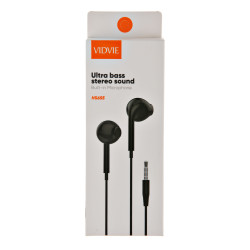 Ecouteur avec Micro VIDVIE HS655 - Noir