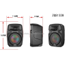 Haut Parleur Bluetooth SING-E ZQS-1328 RGB - Noir