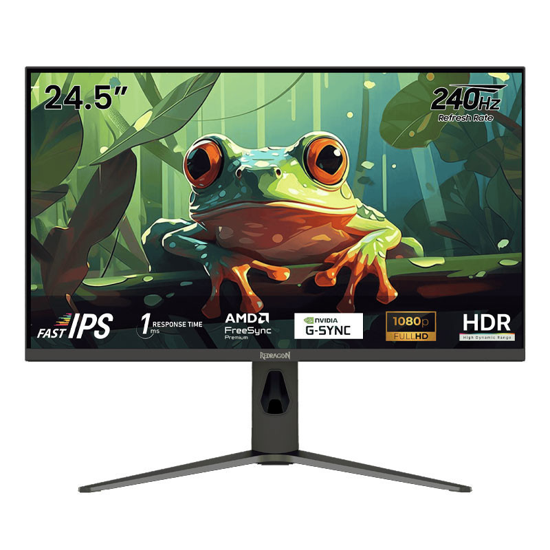 Ecran Gaming REDRAGON HANMON 24.5" FHD / 240Hz GMW2581SE