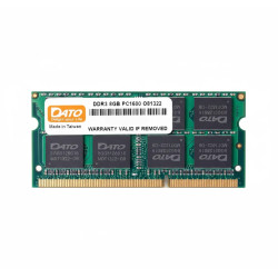 Barrette Mémoire SO-DIMM DATO 8GB DDR3 1600 Mhz