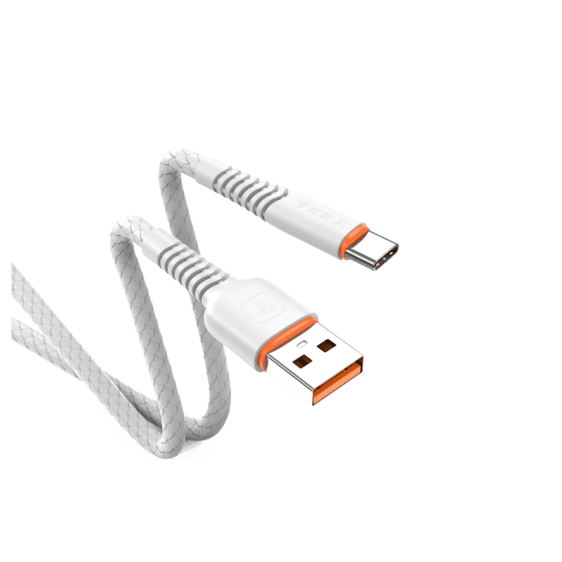 Cable Type C 1m 3.4A TERA TUC08 - Blanc