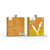 Cable Type C 1m 3.4A TERA TUC08 - Blanc