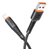 Cable Lightning 1m 3.4A TERA TUC05 - Noir