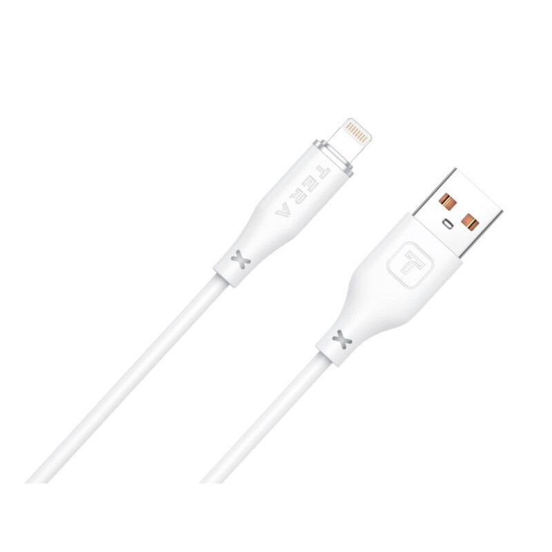 Cable Lightning 1m 4A TERA TUC13 - Blanc