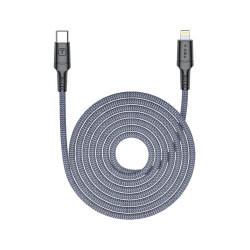 Cable Lightning USB-C 1m 3.4A TERA TUC03 - Gris