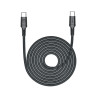 Cable USB-C 1m 3.4A TERA TUC01 - Noir
