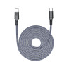 Cable USB-C 1m 3.4A TERA TUC04 - Gris
