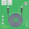 Cable USB-C 1m 3.4A TERA TUC04 - Gris