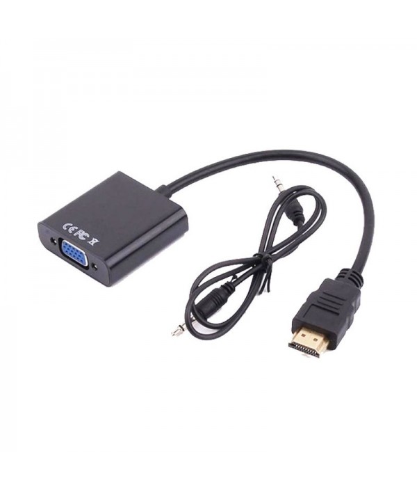 Adaptateur VGA vers HDMI avec Audio approx! APPC25 3,5 mm Micro
