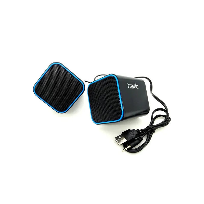 Haut Parleur 2.0 HAVIT SK473 - Noir Bleu