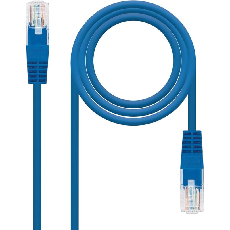 Cable Réseau UTP CAT 6 RJ45 30M - Bleu
