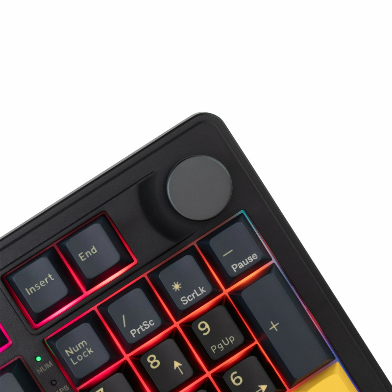Clavier sans Fil / Bluetooth WHITE SHARK EXCALIBUR GK-007151 - Wine Red Switch - Noir