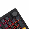 Clavier sans Fil / Bluetooth WHITE SHARK EXCALIBUR GK-007151 - Wine Red Switch - Noir