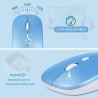 Combo Mini Clavier et Souris Bluetooth