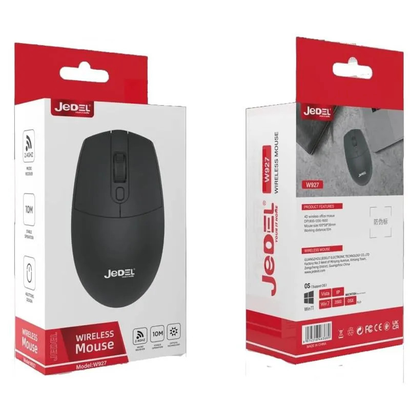 Souris Sans Fil JEDEL W927 - Noir