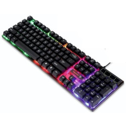 Clavier Gaming USB ENTER FIGHTER RGB - Noir