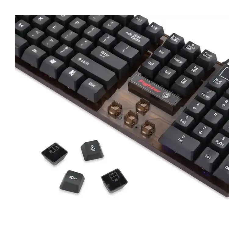 Clavier Gaming USB ENTER FIGHTER RGB - Noir