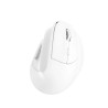 Souris Verticale Sans fil / Bluetooth Pour Droitier D7 - Blanc