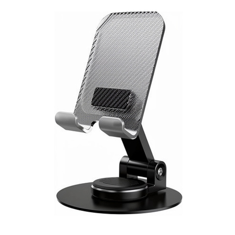 Support de Bureau Pliable pour Smartphone en Métal HL132 - Noir