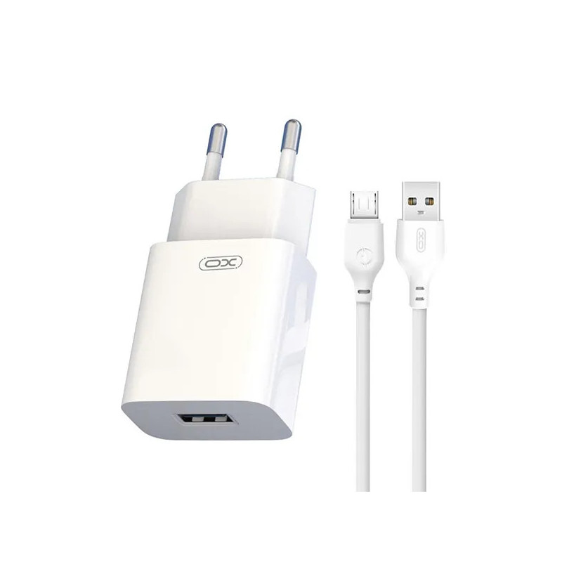 Chargeur Micro USB 2.4A XO-L99 - Blanc