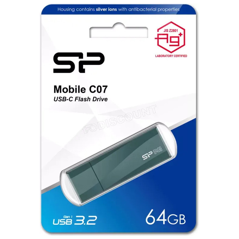 Clé USB-C 64 Go SILICON POWER USB 3.2 MOBILE C07