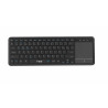 Clavier Sans Fil / Bluetooth avec Pavé Tactile INCA IBK-568BT - Noir