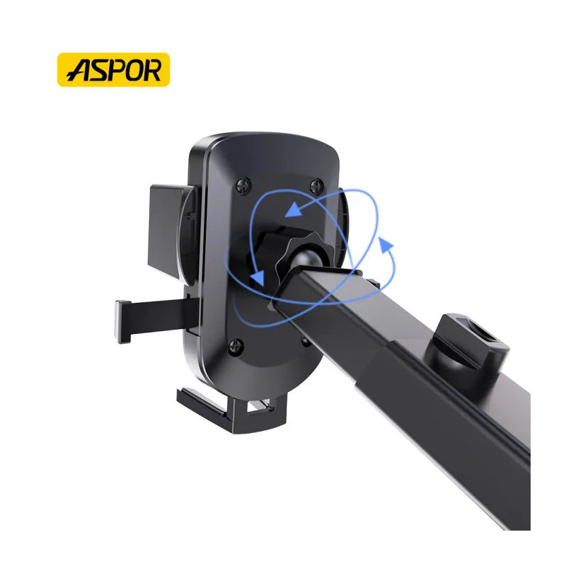 Support Smartphone pour Voiture ASPOR A570 - Noir