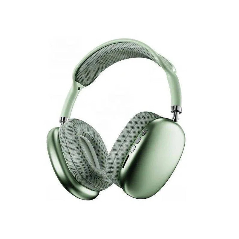 Casque Bluetooth MP3 P9 PLUS MAX - Vert