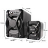 Haut Parleur 2.1 USB Bluetooth KISONLI U-2500BT - Noir