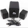 Haut Parleur 2.1 USB Bluetooth KISONLI U-2500BT - Noir