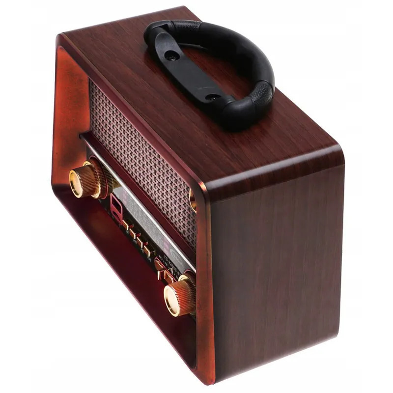Radio FM Bluetooth YUEGAN YG-225BT - Rouge Bois