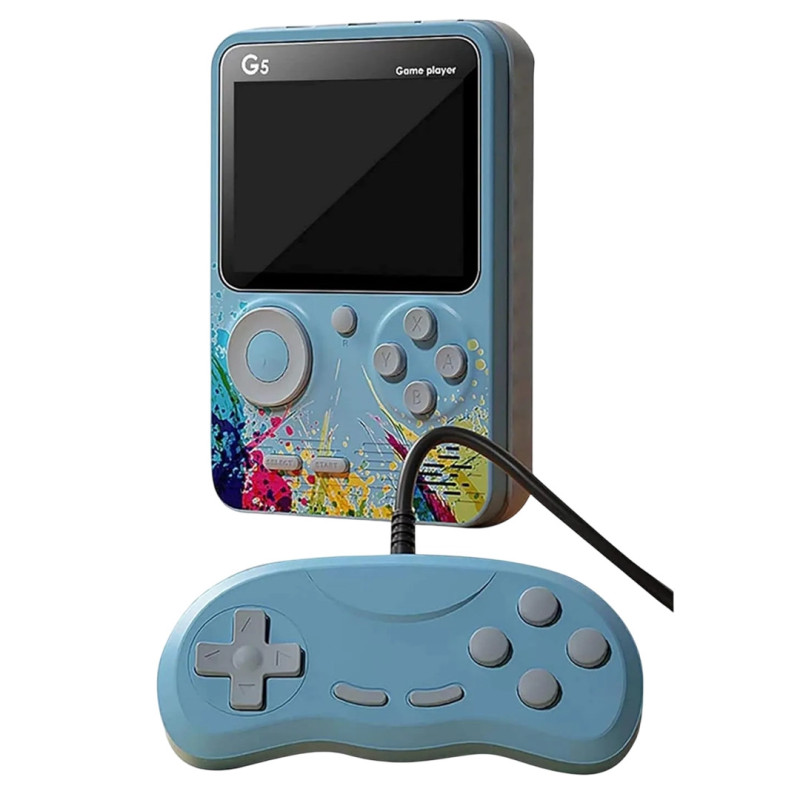 Console Game BOX G5 500 Jeux avec Manette - Bleu