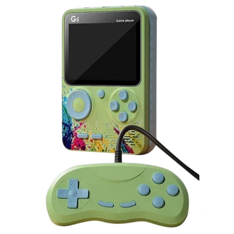 Console Game BOX G5 500 Jeux avec Manette - Vert