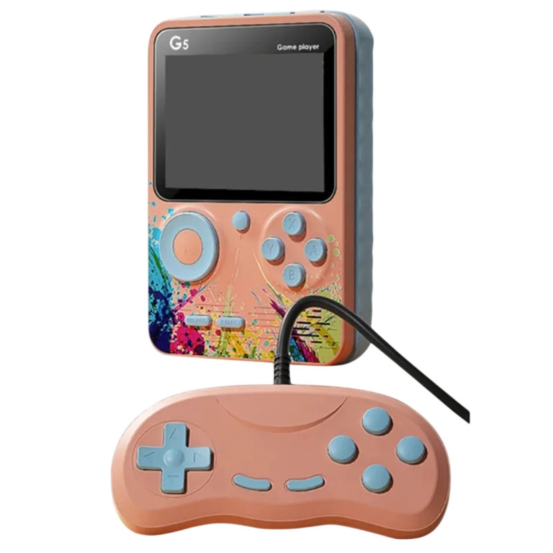 Console Game BOX G5 500 Jeux avec Manette - Rose