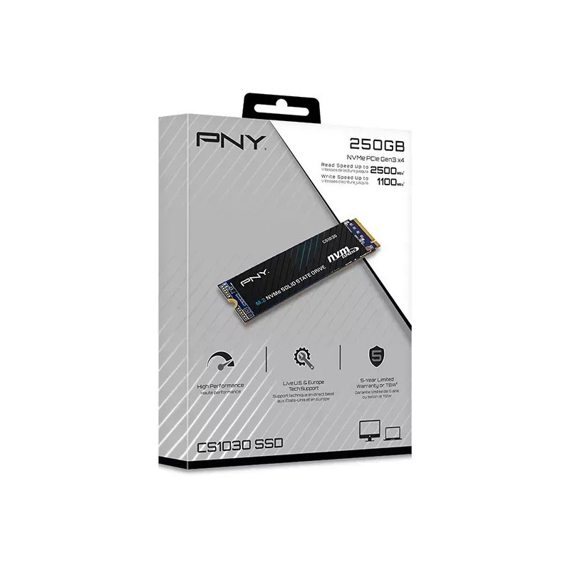 Disque SSD PNY CS1030 250Go M.2 PCI-E 3.0 NVME