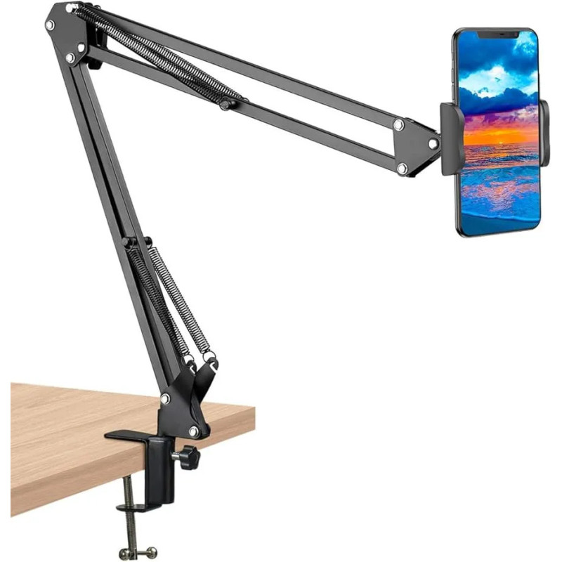 Support de Bureau pour Smartphone à bras articulé - Noir