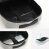 Sac à dos pour Pc Portable 15.6" + Sacoche + Trousse - Gris