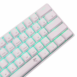 Clavier Mécanique WHITE SHARK SHINOBI 2 GK-004211 - Blanc - Red Switch