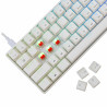 Clavier Mécanique WHITE SHARK SHINOBI 2 GK-004211 - Blanc - Red Switch