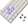 Clavier Mécanique WHITE SHARK SHINOBI 2 GK-004231 - Blanc - Brown Switch