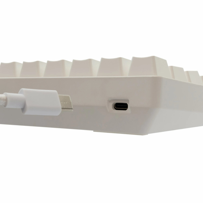 Clavier Mécanique WHITE SHARK SHINOBI 2 GK-004231 - Blanc - Brown Switch