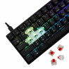 Clavier Mécanique WHITE SHARK SHINOBI 2 GK-004111 - Noir - Red Switch