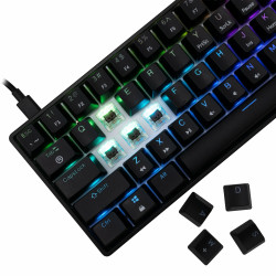 Clavier Mécanique WHITE SHARK SHINOBI 2 GK-004131 - Noir - Brown Switch